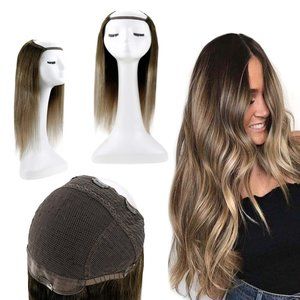 20" U-Part Wig - 100% Human Hair #2/6/18 Ombre